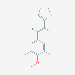 2,6-Dimethyl-4-(2-(2-thienyl)ethenyl)anisole