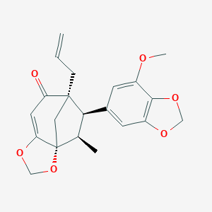 molecular formula C21H22O6 B233705 Ocobullenone CAS No. 149990-50-1