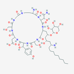 molecular formula C52H85N11O22 B233786 头孢菌素 A CAS No. 157184-36-6