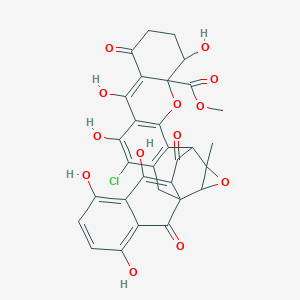 molecular formula C31H23ClO13 B233844 Beticolin 1 CAS No. 142633-47-4