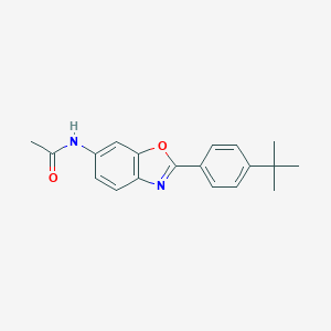 molecular formula C19H20N2O2 B233848 N-[2-(4-tert-butylphenyl)-1,3-benzoxazol-6-yl]acetamide 