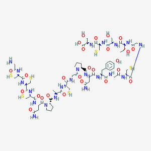 molecular formula C66H101N21O26S6 B233891 alpha-Conotoxin sii CAS No. 143294-31-9