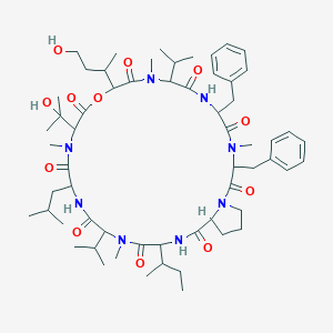 molecular formula C60H92N8O12 B233958 Aureobasidin S2b CAS No. 153954-73-5