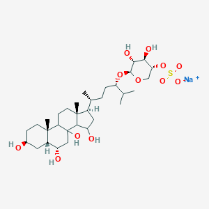 molecular formula C32H55NaO12S B234011 Luridoside A CAS No. 151078-92-1