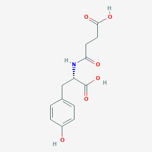molecular formula C13H15NO6 B023407 N-琥珀酰-L-酪氨酸 CAS No. 374816-32-7