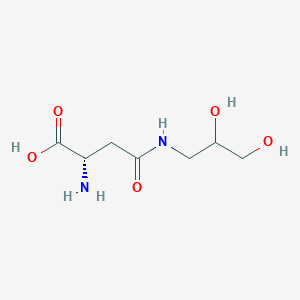 molecular formula C10H13NO3 B234113 N-(2,3-Dihydroxypropyl)asparagine CAS No. 142421-00-9