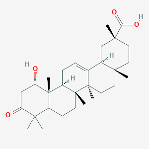 (2R,4aS,6aS,6aS,6bR,12S,12aR,14bS)-12-hydroxy-2,4a,6a,6b,9,9,12a-heptamethyl-10-oxo-3,4,5,6,6a,7,8,8a,11,12,13,14b-dodecahydro-1H-picene-2-carboxylic acid
