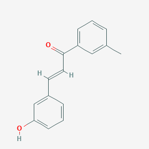 molecular formula C16H14O2 B234225 3'-Methyl-3-hydroxychalcone CAS No. 153976-41-1
