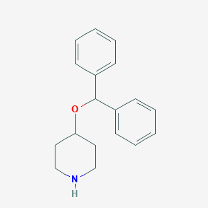 molecular formula C18H21NO B023426 4-(Diphénylméthoxy)pipéridine CAS No. 58258-01-8