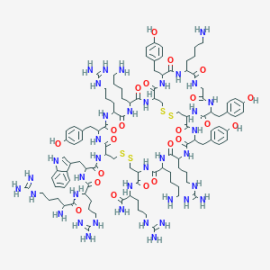 molecular formula C109H164N38O22S4 B234368 T22 Protein CAS No. 142960-16-5