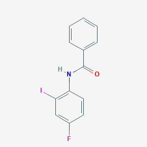 molecular formula C13H9FINO B234648 N-(4-fluoro-2-iodophenyl)benzamide 