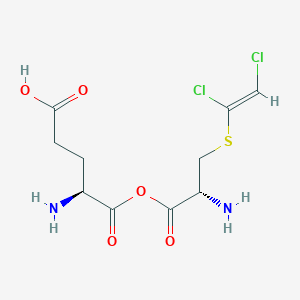 molecular formula C10H14Cl2N2O5S B234679 Glutamyl-S-(1,2-dichlorovinyl)cysteine CAS No. 142678-05-5
