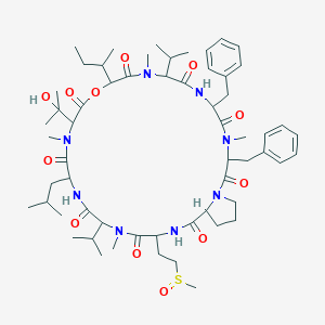 molecular formula C11H13BrMgO2 B234818 Aureobasidin S1 CAS No. 153954-71-3