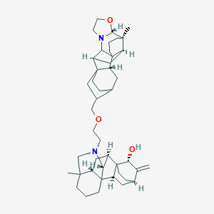 (8R,9S,11R,13R,15S,16S)-5-Methyl-12-methylidene-7-[2-[[(5R,6R,18R,19S)-5-methyl-7-oxa-10-azaheptacyclo[10.6.2.213,16.01,11.05,19.06,10.013,18]docosan-15-yl]methoxy]ethyl]-7-azahexacyclo[7.6.2.210,13.01,8.05,16.010,15]nonadecan-11-ol