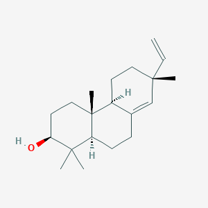 molecular formula C20H32O B023497 (2S,4aR,4bS,7R,10aR)-7-ethenyl-1,1,4a,7-tetramethyl-3,4,4b,5,6,9,10,10a-octahydro-2H-phenanthren-2-ol CAS No. 4728-30-7