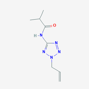 molecular formula C8H13N5O B234983 N-(2-allyl-2H-tetraazol-5-yl)-2-methylpropanamide 