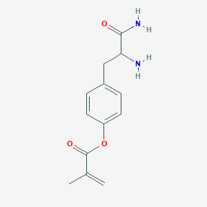 molecular formula C13H16N2O3 B234993 Methacryloyl tyrosineamide CAS No. 143305-96-8