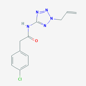 N-(2-allyl-2H-tetraazol-5-yl)-2-(4-chlorophenyl)acetamide