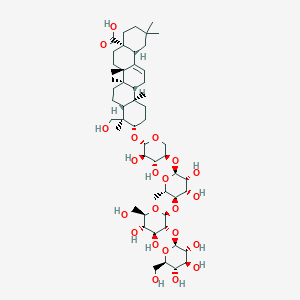molecular formula C53H86O22 B234999 Transsylvanoside B CAS No. 159407-52-0