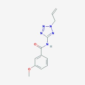 molecular formula C12H13N5O2 B235010 N-(2-allyl-2H-tetraazol-5-yl)-3-methoxybenzamide 