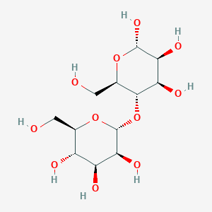 (2R,3S,4S,5S,6R)-2-(hydroxymethyl)-6-[(2R,3S,4R,5S,6S)-4,5,6-trihydroxy-2-(hydroxymethyl)oxan-3-yl]oxyoxane-3,4,5-triol