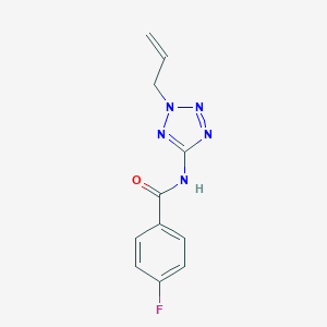 molecular formula C11H10FN5O B235044 N-(2-allyl-2H-tetraazol-5-yl)-4-fluorobenzamide 