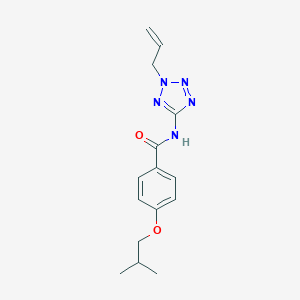 molecular formula C15H19N5O2 B235048 N-(2-allyl-2H-tetraazol-5-yl)-4-isobutoxybenzamide 