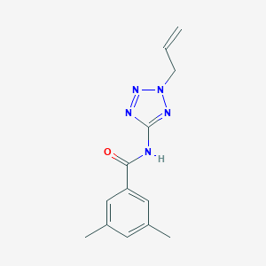 molecular formula C13H15N5O B235054 N-(2-allyl-2H-tetraazol-5-yl)-3,5-dimethylbenzamide 