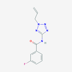 molecular formula C11H10FN5O B235077 N-(2-allyl-2H-tetraazol-5-yl)-3-fluorobenzamide 