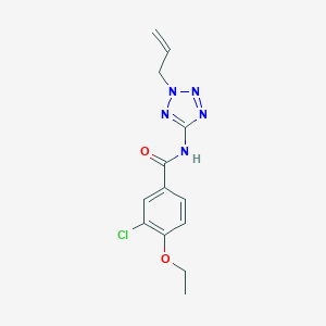 molecular formula C13H14ClN5O2 B235084 N-(2-allyl-2H-tetraazol-5-yl)-3-chloro-4-ethoxybenzamide 