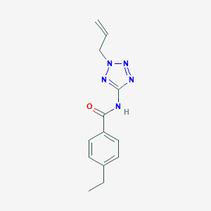 molecular formula C13H15N5O B235102 N-(2-allyl-2H-tetraazol-5-yl)-4-ethylbenzamide 