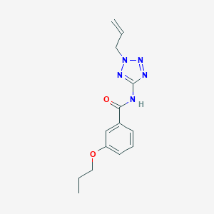 molecular formula C14H17N5O2 B235108 N-(2-allyl-2H-tetraazol-5-yl)-3-propoxybenzamide 