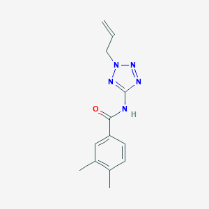 molecular formula C13H15N5O B235121 N-(2-allyl-2H-tetraazol-5-yl)-3,4-dimethylbenzamide 