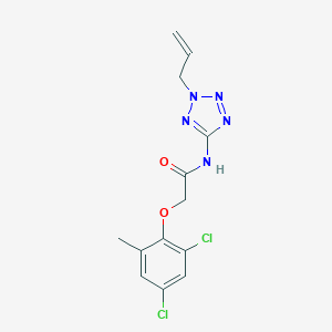 molecular formula C13H13Cl2N5O2 B235172 N-(2-allyl-2H-tetraazol-5-yl)-2-(2,4-dichloro-6-methylphenoxy)acetamide 