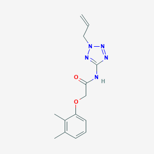 molecular formula C14H17N5O2 B235185 N-(2-allyl-2H-tetraazol-5-yl)-2-(2,3-dimethylphenoxy)acetamide 