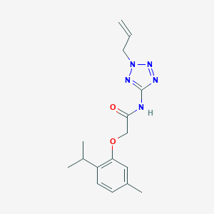 molecular formula C16H21N5O2 B235188 N-(2-allyl-2H-tetraazol-5-yl)-2-(2-isopropyl-5-methylphenoxy)acetamide 
