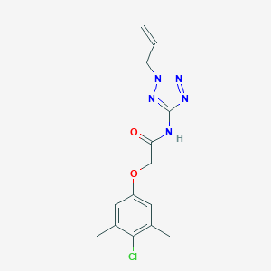 molecular formula C14H16ClN5O2 B235199 N-(2-allyl-2H-tetraazol-5-yl)-2-(4-chloro-3,5-dimethylphenoxy)acetamide 