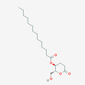 B235208 4-O-Tetradecanoyl-2,3-dideoxyglucono-1,5-lactone CAS No. 153764-21-7