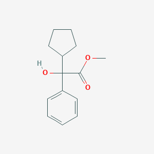 molecular formula C14H18O3 B023521 Methyl cyclopentylphenylglycolate CAS No. 19833-96-6