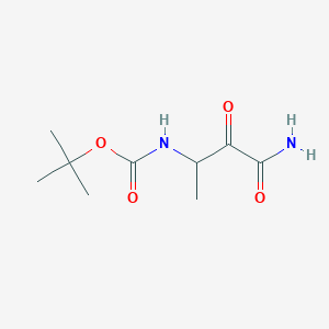 molecular formula C18H21N3O2 B235339 Sakacin P CAS No. 146240-19-9