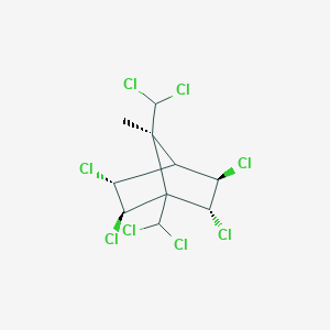 molecular formula C10H10Cl8 B235343 2,3,5,6,8,8,10,10-Octachlorobornane CAS No. 142534-71-2