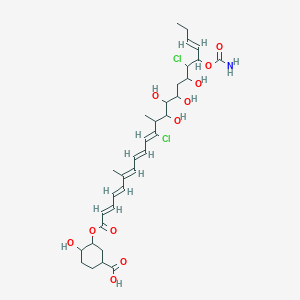 molecular formula C33H47Cl2NO11 B235371 Enacyloxin iva CAS No. 142386-37-6
