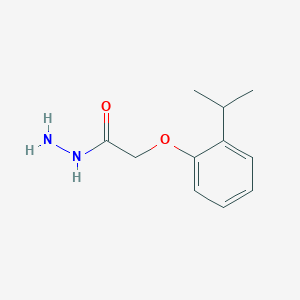 molecular formula C11H16N2O2 B2353781 2-(2-Isopropilfenoxi)acetohidrazida CAS No. 501111-57-5