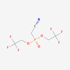 2-[Bis(2,2,2-trifluoroethoxy)phosphoryl]acetonitrile