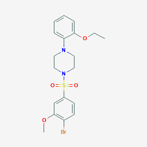 1-(4-Bromo-3-methoxyphenyl)sulfonyl-4-(2-ethoxyphenyl)piperazine