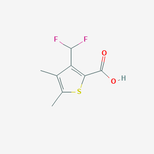 3-(Difluoromethyl)-4,5-dimethylthiophene-2-carboxylic acid