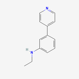 molecular formula C13H14N2 B2353871 N-Ethyl-3-(4-pyridyl)aniline CAS No. 66375-90-4