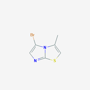 molecular formula C6H5BrN2S B2353899 5-Bromo-3-methylimidazo[2,1-B][1,3]thiazole CAS No. 1288992-53-9