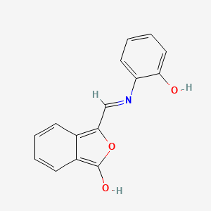 molecular formula C15H11NO3 B2353919 3-[(2-hydroxyanilino)methylene]-2-benzofuran-1(3H)-one CAS No. 339008-47-8