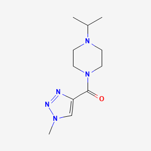 (4-isopropylpiperazin-1-yl)(1-methyl-1H-1,2,3-triazol-4-yl)methanone